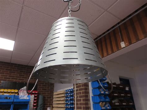 sheet metal lamp shade|metal lamp shades galvanized.